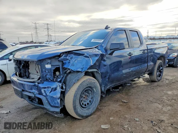 ✅ 2021 Chevrolet Silverado 1500 Custom • VIN: 1GCRYBEK3MZ166505 • Lot: 98808885. Listed on Copart with 64,677 mi. Free auction sales archive from the USA and detailed vehicle history report at DreamBid. Image 1.