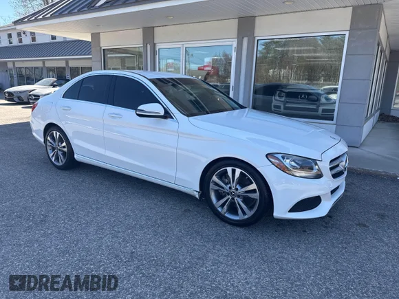 ✅ 2017 Mercedes-Benz C 300 • VIN: 55SWF4JB5HU220634 • Lot: 42171628. Listed on IAAI with 228,573 mi. Free auction sales archive from the USA and detailed vehicle history report at DreamBid. Image 1.