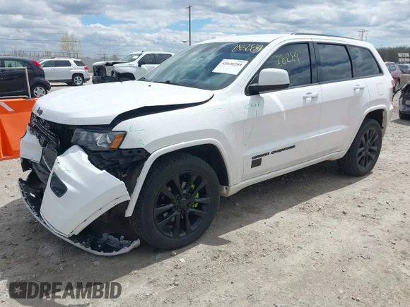✅ 2018 Jeep Grand Cherokee Upland • VIN: 1C4RJFAG5JC257609 • Lot: 45028284. Listed on IAAI with 120,037 mi. Free auction sales archive from the USA and detailed vehicle history report at DreamBid. Image 2.