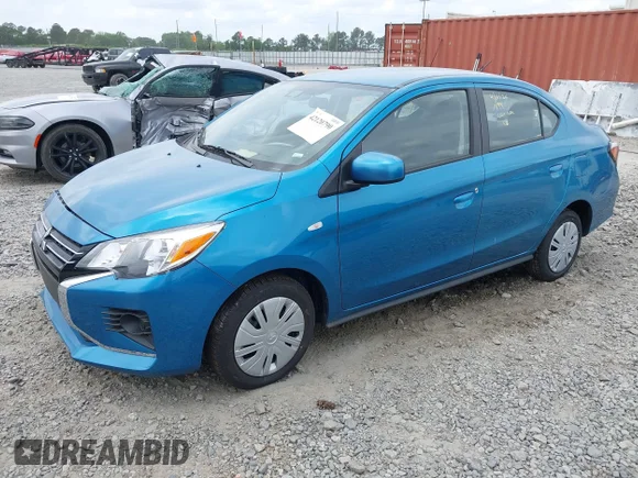 ✅ 2024 Mitsubishi Mirage ES • VIN: ML32FUFJ1RHF18153 • Lot: 42120790. Wystawiony na IAAI z przebiegiem 4 040 mil. Bezpłatny archiwum sprzedaży aukcyjnych z USA i szczegółowy raport historii pojazdu na DreamBid. Zdjęcie 2.