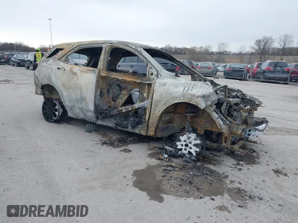 ✅ 2018 Chevrolet Equinox LS • VIN: 3GNAXHEV5JS597988 • Lot: 44598870. Listed on IAAI with Not provided. Free auction sales archive from the USA and detailed vehicle history report at DreamBid. Image 1.