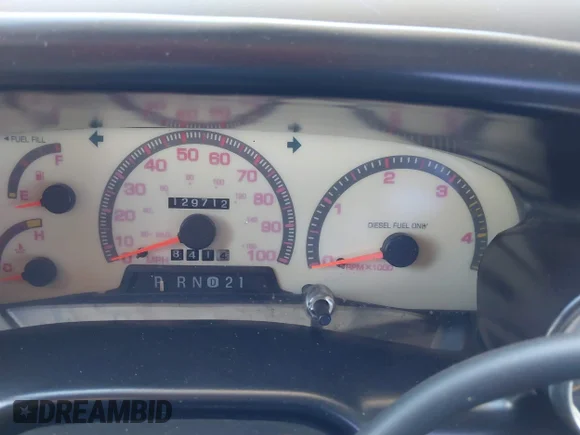 ✅ 2001 Ford F-250 XL • VIN: 1FTNW21F91EC49033 • Лот: 45295086. Опубліковано раніше на IAAI з пробігом 129 712 миль. Безкоштовний доступ до архіву аукціонних продажів зі США та докладний звіт про історію автомобіля на DreamBid. Зображення 7.