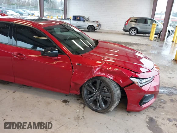 ✅ 2021 Acura TLX w/A-Spec Package • VIN: 19UUB6F57MA011614 • Lot: 41483054. Wystawiony na IAAI z przebiegiem 28 342 mil. Bezpłatny archiwum sprzedaży aukcyjnych z USA i szczegółowy raport historii pojazdu na DreamBid. Zdjęcie 6.
