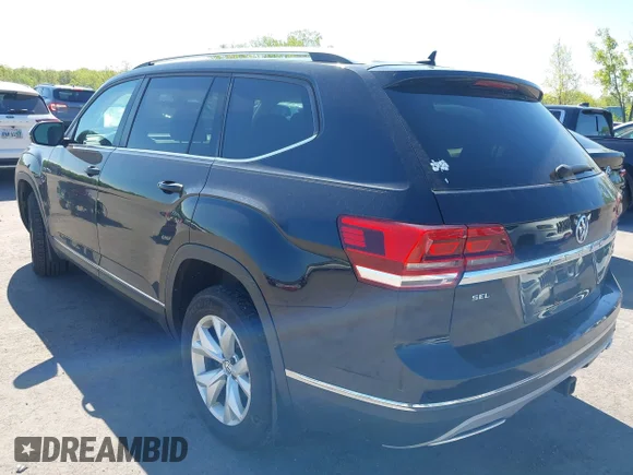 ✅ 2018 Volkswagen Atlas SEL • VIN: 1V2MR2CA6JC520287 • Lot: 45100035. Listed on IAAI with 161,133 mi. Free auction sales archive from the USA and detailed vehicle history report at DreamBid. Image 3.