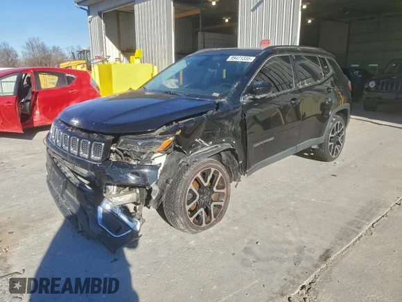 ✅ 2017 Jeep Compass Limited • VIN: 3C4NJDCB3HT640337 • Лот: 99471335. Опубликован ранее на Copart с пробегом 108 776 миль. Бесплатный доступ к архиву аукционных продаж из США и подробный отчёт об истории автомобиля на DreamBid. Изображение 1.