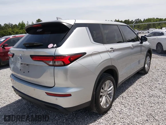 ✅ 2023 Mitsubishi Outlander ES • VIN: JA4J3TA86PZ007648 • Lot: 44905065. Wystawiony na IAAI z przebiegiem 27 666 mil. Bezpłatny archiwum sprzedaży aukcyjnych z USA i szczegółowy raport historii pojazdu na DreamBid. Zdjęcie 4.