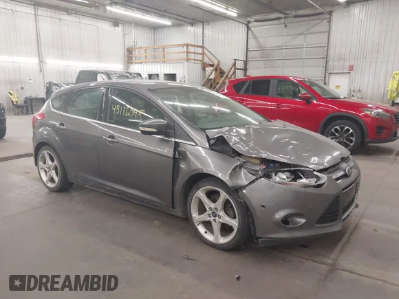 ✅ 2013 Ford Focus Titanium • VIN: 1FADP3N21DL184268 • Lot: 45116048. Listed on IAAI with 138,444 mi. Free auction sales archive from the USA and detailed vehicle history report at DreamBid. Image 1.