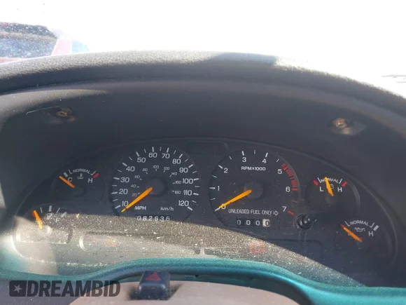 ✅ 1998 Ford Mustang • VIN: 1FAFP4447WF217244 • Lot: 44190643. Wystawiony na IAAI z przebiegiem 82 636 mil. Bezpłatny archiwum sprzedaży aukcyjnych z USA i szczegółowy raport historii pojazdu na DreamBid. Zdjęcie 7.