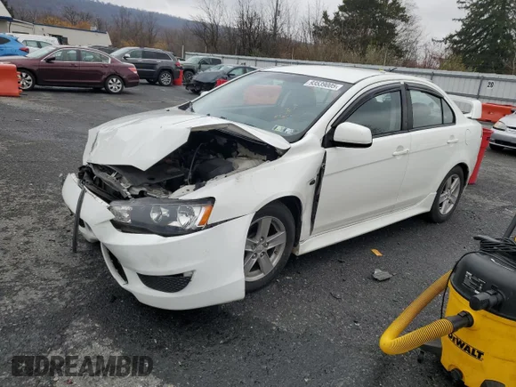 ✅ 2014 Mitsubishi Lancer SE • VIN: JA32V2FW6EU001217 • Lot: 93539005. Listed on Copart with 136,703 mi. Free auction sales archive from the USA and detailed vehicle history report at DreamBid. Image 1.