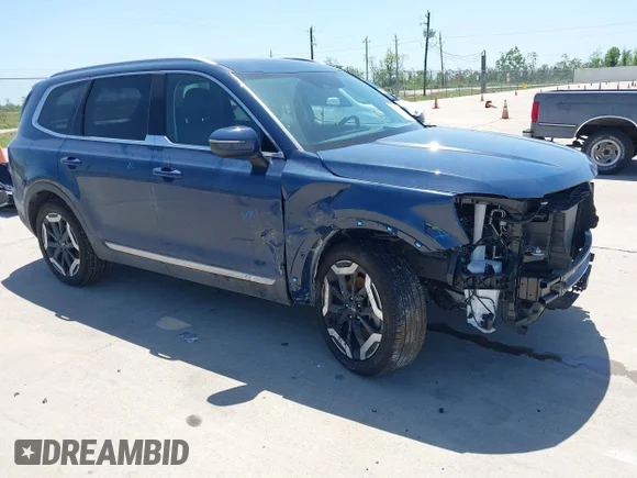 ✅ 2024 Kia Telluride EX • VIN: 5XYP34GCXRG564680 • Лот: 42006688. Опубликован ранее на IAAI с пробегом 8 643 миль. Бесплатный доступ к архиву аукционных продаж из США и подробный отчёт об истории автомобиля на DreamBid. Изображение 1.