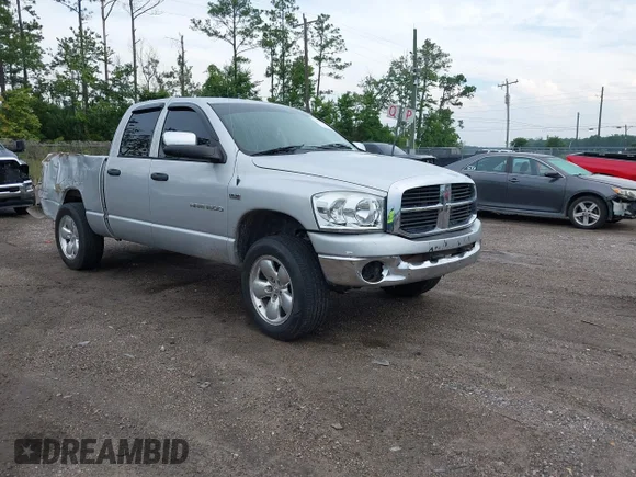 ✅ 2007 Dodge 1500 Laramie • VIN: 1D7HU18237S190478 • Lot: 42657771. Listed on IAAI with 247,703 mi. Free auction sales archive from the USA and detailed vehicle history report at DreamBid. Image 1.