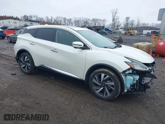 ✅ 2023 Nissan Murano SL • VIN: 5N1AZ2CJ3PC109177 • Lot: 44507894. Wystawiony na IAAI z przebiegiem 15 650 mil. Bezpłatny archiwum sprzedaży aukcyjnych z USA i szczegółowy raport historii pojazdu na DreamBid. Zdjęcie 1.