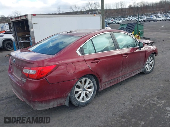 ✅ 2016 Subaru Legacy Premium • VIN: 4S3BNAD68G3042908 • Lot: 44044962. Listed on IAAI with 153,585 mi. Free auction sales archive from the USA and detailed vehicle history report at DreamBid. Image 4.