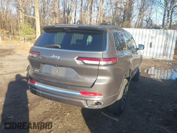 ✅ 2021 Jeep Grand Cherokee Overland • VIN: 1C4RJKDT4M8156604 • Lot: 41090934. Wystawiony na IAAI z przebiegiem 40 070 mil. Bezpłatny archiwum sprzedaży aukcyjnych z USA i szczegółowy raport historii pojazdu na DreamBid. Zdjęcie 4.