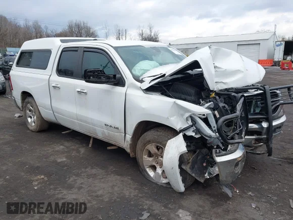✅ 2020 Ram 1500 Big Horn • VIN: 1C6SRFBT3LN345577 • Lot: 44054510. Listed on IAAI with 54,443 mi. Free auction sales archive from the USA and detailed vehicle history report at DreamBid. Image 1.