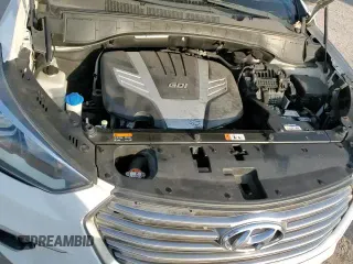 2017 Hyundai Santa Fe SE z VIN KM8SN4HF7HU241712, wystawiony jako Copart lot #84666834 z przebiegiem 131 347 mil mil oraz Czysty tytuł • Clean title. Historia ofert i sprzedaży dostępna na DreamBid. Obrazek 14.