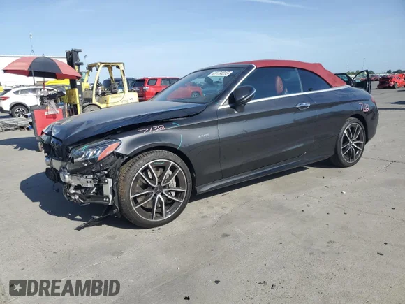 ✅ 2021 Mercedes-Benz C 43 AMG • VIN: W1KWK6EB1MG073530 • Лот: 61174815. Опубликован ранее на Copart с пробегом 16 959 миль. Бесплатный доступ к архиву аукционных продаж из США и подробный отчёт об истории автомобиля на DreamBid. Изображение 1.