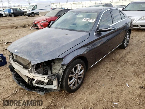 ✅ 2015 Mercedes-Benz C 300 Luxury • VIN: 55SWF4KB9FU085315 • Lot: 66634262. Listed on Copart with 67,345 mi. Free auction sales archive from the USA and detailed vehicle history report at DreamBid. Image 2.