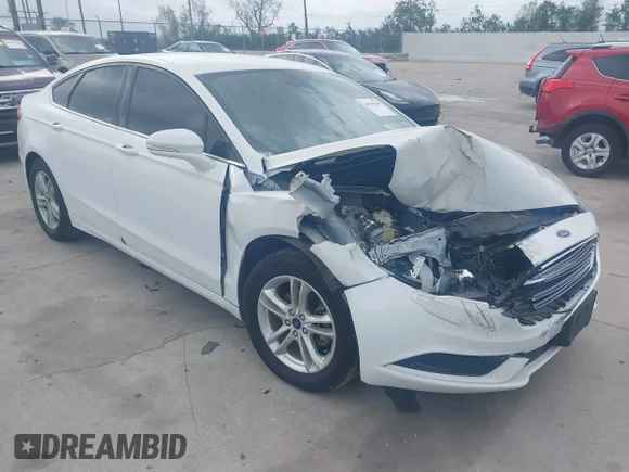 ✅ 2018 Ford Fusion SE • VIN: 3FA6P0HD7JR271688 • Lot: 44758169. Wystawiony na IAAI z przebiegiem 53 173 mil. Bezpłatny archiwum sprzedaży aukcyjnych z USA i szczegółowy raport historii pojazdu na DreamBid. Zdjęcie 1.