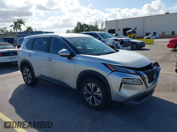 ✅ 2023 Nissan Rogue SV • VIN: 5N1BT3BB7PC941644 • Lot: 44376400. Listed on IAAI with 53,829 mi. Free auction sales archive from the USA and detailed vehicle history report at DreamBid. Image 1.