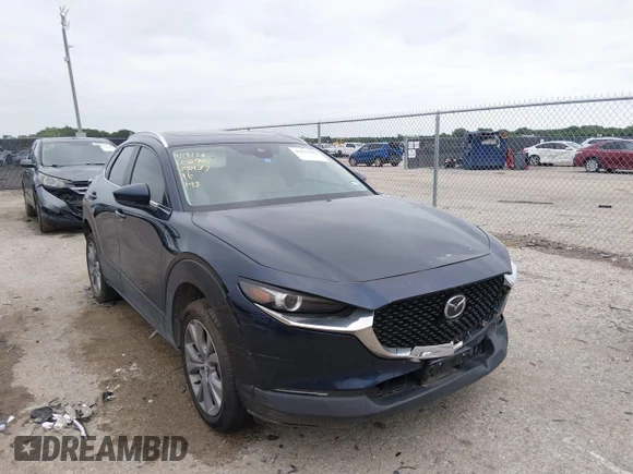 ✅ 2022 Mazda CX-30 S Carbon Edition • VIN: 3MVDMBCL0NM427561 • Lot: 45075283. Listed on IAAI with 62,146 mi. Free auction sales archive from the USA and detailed vehicle history report at DreamBid. Image 1.