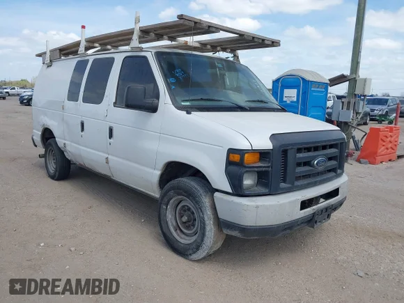 ✅ 2013 Ford Econoline Cargo Commercial • VIN: 1FTSE3EL4DDA38215 • Lot: 41627924. Listed on IAAI with 181,821 mi. Free auction sales archive from the USA and detailed vehicle history report at DreamBid. Image 1.