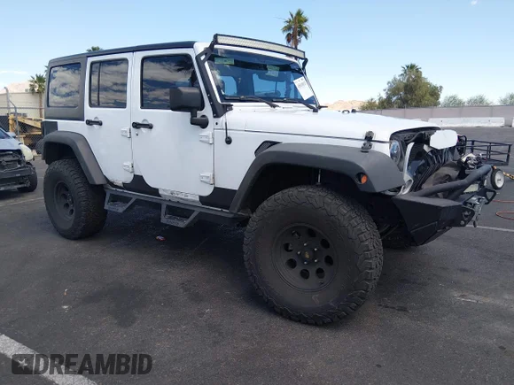 ✅ 2017 Jeep Wrangler Unlimited Big Bear • VIN: 1C4BJWDG8HL747372 • Lot: 45018033. Listed on IAAI with 98,671 mi. Free auction sales archive from the USA and detailed vehicle history report at DreamBid. Image 1.