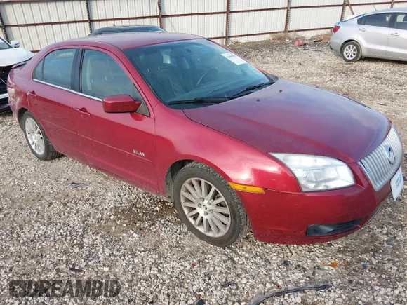 ✅ 2008 Mercury Milan Premier • VIN: 3MEHM08Z58R620914 • Lot: 44000001. Wystawiony na IAAI z przebiegiem 186 434 mil. Bezpłatny archiwum sprzedaży aukcyjnych z USA i szczegółowy raport historii pojazdu na DreamBid. Zdjęcie 1.