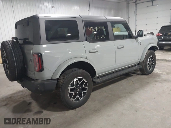✅ 2023 Ford Bronco • VIN: 1FMEE5BP7PLC09674 • Lot: 42049792. Wystawiony na IAAI z przebiegiem 25 937 mil. Bezpłatny archiwum sprzedaży aukcyjnych z USA i szczegółowy raport historii pojazdu na DreamBid. Zdjęcie 4.