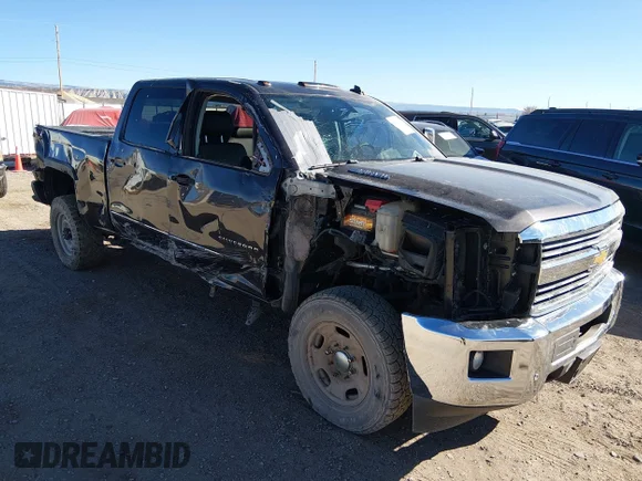 ✅ 2015 Chevrolet Silverado 2500HD LTZ • VIN: 1GC1KWE85FF122777 • Lot: 44516323. Listed on IAAI with 123,053 mi. Free auction sales archive from the USA and detailed vehicle history report at DreamBid. Image 1.