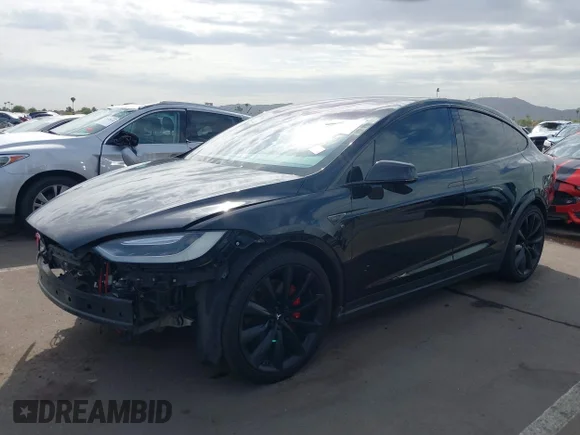 ✅ 2016 Tesla Model X 70D • VIN: 5YJXCBE2XGF005522 • Лот: 43237355. Опубліковано раніше на IAAI з пробігом 144 102 миль. Безкоштовний доступ до архіву аукціонних продажів зі США та докладний звіт про історію автомобіля на DreamBid. Зображення 2.