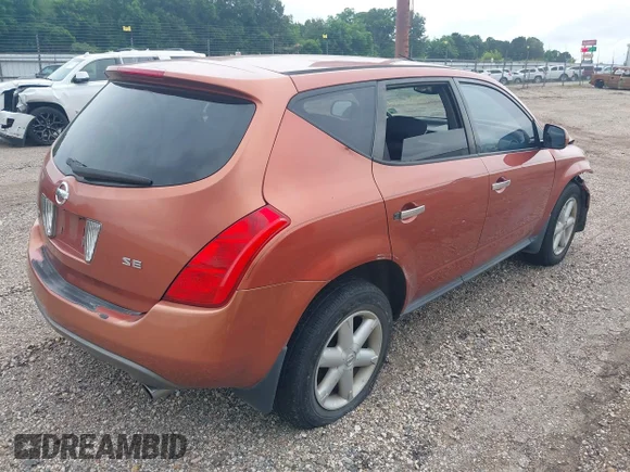 ✅ 2003 Nissan Murano SL • VIN: JN8AZ08T63W109156 • Лот: 45183699. Опубліковано раніше на IAAI з пробігом 89 912 миль. Безкоштовний доступ до архіву аукціонних продажів зі США та докладний звіт про історію автомобіля на DreamBid. Зображення 4.