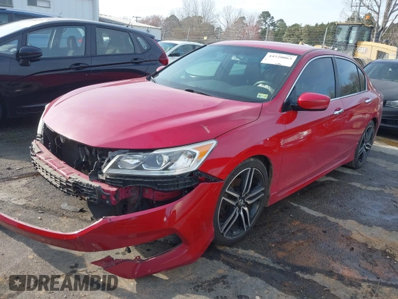 ✅ 2016 Honda Accord Sport • VIN: 1HGCR2F52GA176992 • Lot: 44520063. Wystawiony na IAAI z przebiegiem 204 693 mil. Bezpłatny archiwum sprzedaży aukcyjnych z USA i szczegółowy raport historii pojazdu na DreamBid. Zdjęcie 2.