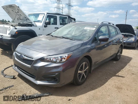 ✅ 2019 Subaru Impreza Premium • VIN: 4S3GTAC6XK3722217 • Лот: 68220645. Опубликован ранее на Copart с пробегом 60 535 миль. Бесплатный доступ к архиву аукционных продаж из США и подробный отчёт об истории автомобиля на DreamBid. Изображение 1.