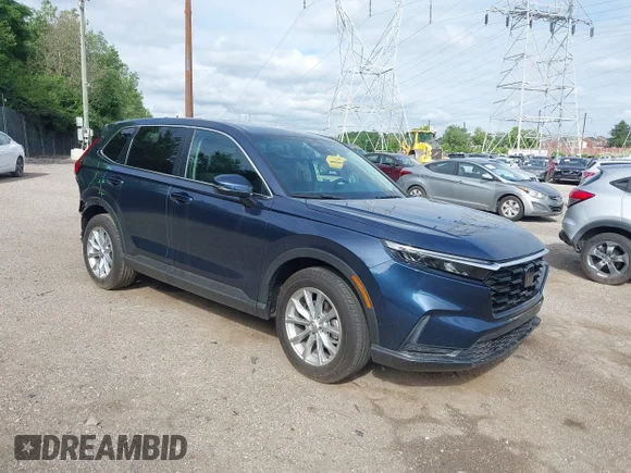 ✅ 2024 Honda CR-V EX-L • VIN: 7FARS4H73RE012656 • Lot: 45291611. Listed on IAAI with 17,022 mi. Free auction sales archive from the USA and detailed vehicle history report at DreamBid. Image 1.