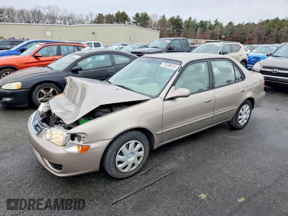 ✅ 2002 Toyota Corolla LE • VIN: 2T1BR12EX2C548318 • Lot: 72539815. Listed on Copart with 107,079 mi. Free auction sales archive from the USA and detailed vehicle history report at DreamBid. Image 1.
