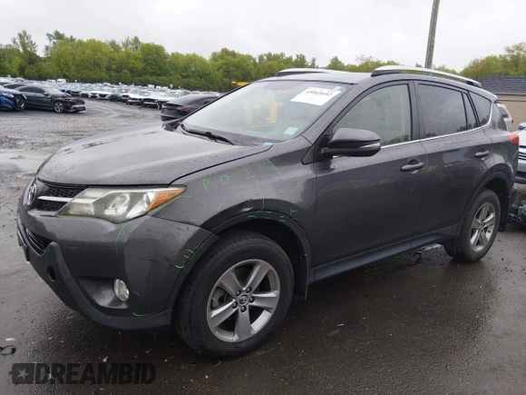 ✅ 2015 Toyota RAV4 XLE • VIN: JTMRFREV8FJ039517 • Lot: 45065692. Wystawiony na IAAI z przebiegiem 83 267 mil. Bezpłatny archiwum sprzedaży aukcyjnych z USA i szczegółowy raport historii pojazdu na DreamBid. Zdjęcie 2.