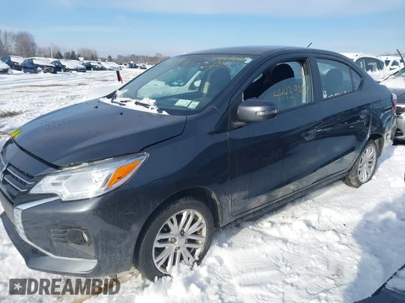 ✅ 2024 Mitsubishi Mirage SE • VIN: ML32FVFJ7RHF09902 • Лот: 44439087. Опубликован ранее на IAAI с пробегом 34 411 миль. Бесплатный доступ к архиву аукционных продаж из США и подробный отчёт об истории автомобиля на DreamBid. Изображение 2.