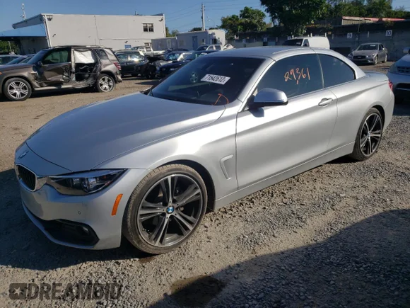 ✅ 2019 BMW 4 Series 430i • VIN: WBA4Z1C5XKEE51270 • Lot: 71542612. Listed on Copart with 29,361 mi. Free auction sales archive from the USA and detailed vehicle history report at DreamBid. Image 1.