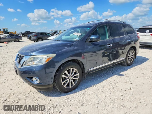 ✅ 2016 Nissan Pathfinder SV • VIN: 5N1AR2MN0GC646168 • Lot: 55836176. Wystawiony na Copart z przebiegiem 112 740 mil. Bezpłatny archiwum sprzedaży aukcyjnych z USA i szczegółowy raport historii pojazdu na DreamBid. Zdjęcie 1.