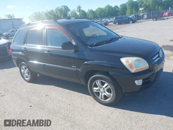 ✅ 2008 Kia Sportage LX • VIN: KNDJE723087470411 • Лот: 42294418. Опубликован ранее на IAAI с пробегом 186 368 миль. Бесплатный доступ к архиву аукционных продаж из США и подробный отчёт об истории автомобиля на DreamBid. Изображение 1.