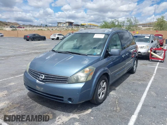 ✅ 2008 Nissan Quest SL • VIN: 5N1BV28UX8N109251 • Lot: 44995248. Wystawiony na IAAI z przebiegiem 180 880 mil. Bezpłatny archiwum sprzedaży aukcyjnych z USA i szczegółowy raport historii pojazdu na DreamBid. Zdjęcie 2.