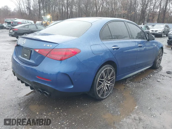 ✅ 2023 Mercedes-Benz C 43 AMG • VIN: W1KAF8HB1PR097633 • Lot: 43958032. Listed on IAAI with 28,982 mi. Free auction sales archive from the USA and detailed vehicle history report at DreamBid. Image 4.