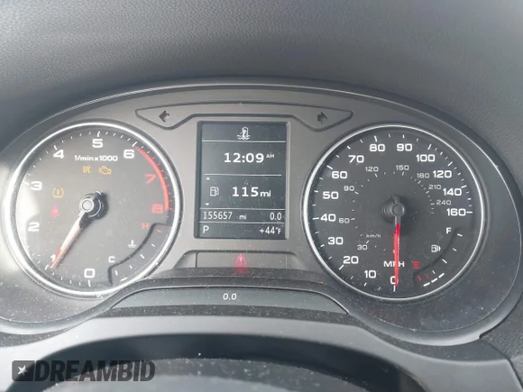 ✅ 2015 Audi A3 Premium • VIN: WAUACGFFXF1021289 • Lot: 44293624. Listed on IAAI with 155,657 mi. Free auction sales archive from the USA and detailed vehicle history report at DreamBid. Image 7.