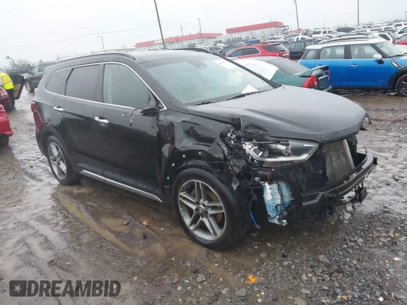 ✅ 2018 Hyundai Santa Fe SE Ultimate • VIN: KM8SRDHFXJU290834 • Лот: 44290321. Опубликован ранее на IAAI с пробегом 158 627 миль. Бесплатный доступ к архиву аукционных продаж из США и подробный отчёт об истории автомобиля на DreamBid. Изображение 1.
