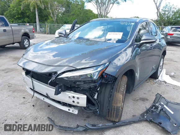 ✅ 2023 Lexus NX 350h Premium • VIN: 2T2GKCEZ5PC012934 • Lot: 42793872. Wystawiony na IAAI z przebiegiem 18 414 mil. Bezpłatny archiwum sprzedaży aukcyjnych z USA i szczegółowy raport historii pojazdu na DreamBid. Zdjęcie 2.