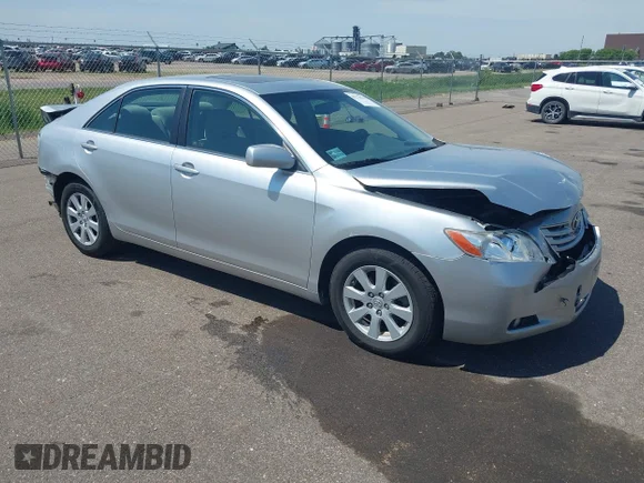 ✅ 2007 Toyota Camry CE • VIN: JTNBE46K873107781 • Lot: 45272024. Listed on IAAI with 121,841 mi. Free auction sales archive from the USA and detailed vehicle history report at DreamBid. Image 1.