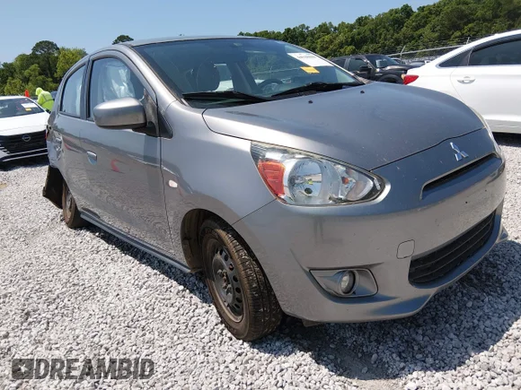 ✅ 2015 Mitsubishi Mirage DE • VIN: ML32A3HJ7FH035085 • Lot: 44948000. Listed on IAAI with 132,054 mi. Free auction sales archive from the USA and detailed vehicle history report at DreamBid. Image 1.