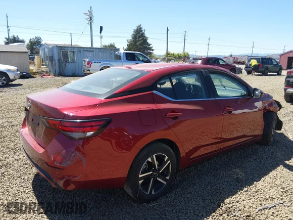 ✅ 2025 Nissan Sentra SV • VIN: 3N1AB8CV7SY362116 • Lot: 45259817. Listed on IAAI with 20,296 mi. Free auction sales archive from the USA and detailed vehicle history report at DreamBid. Image 4.