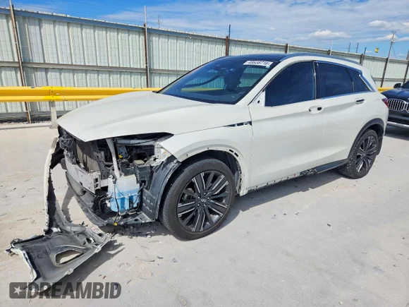 ✅ 2022 Infiniti QX50 Luxe • VIN: 3PCAJ5BB6NF115000 • Лот: 48638716. Опубликован ранее на Copart с пробегом 74 201 миль. Бесплатный доступ к архиву аукционных продаж из США и подробный отчёт об истории автомобиля на DreamBid. Изображение 1.